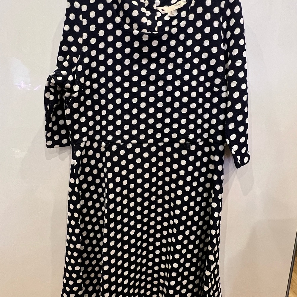 Polka Dot 3/4 Sleeve Dress